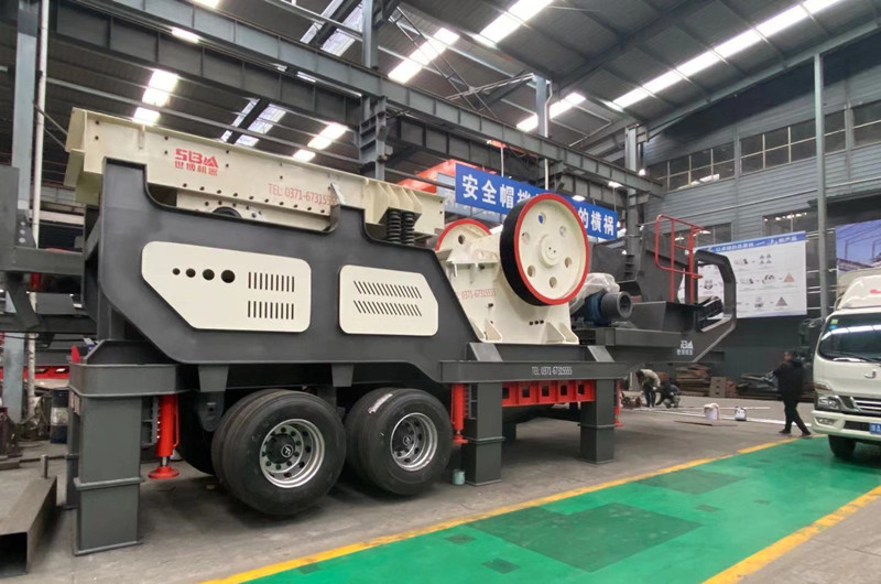 世博移動巖石破碎站，輪胎移動顎破機