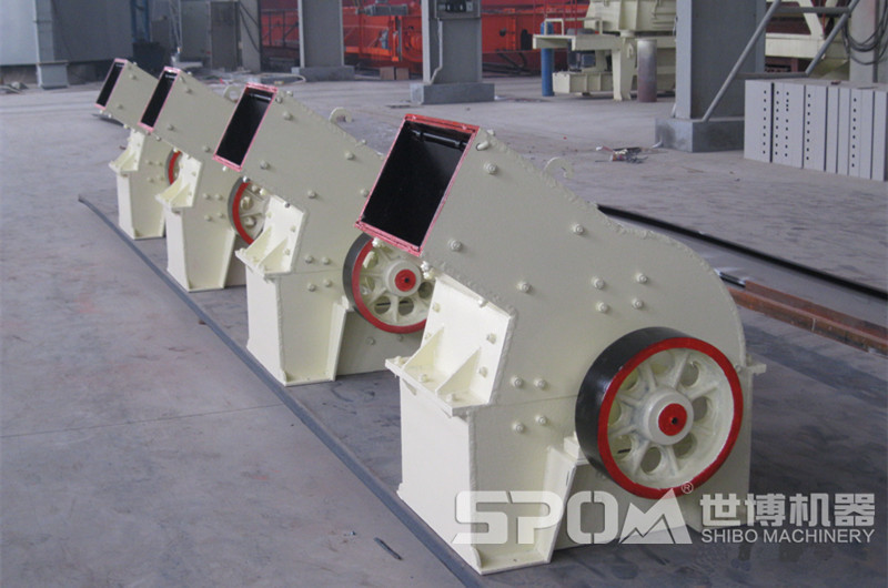 錘式煤矸石粉碎機(jī)成品車(chē)間