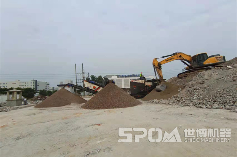 建筑垃圾制砂設(shè)備，移動(dòng)建筑垃圾破碎制砂機(jī)